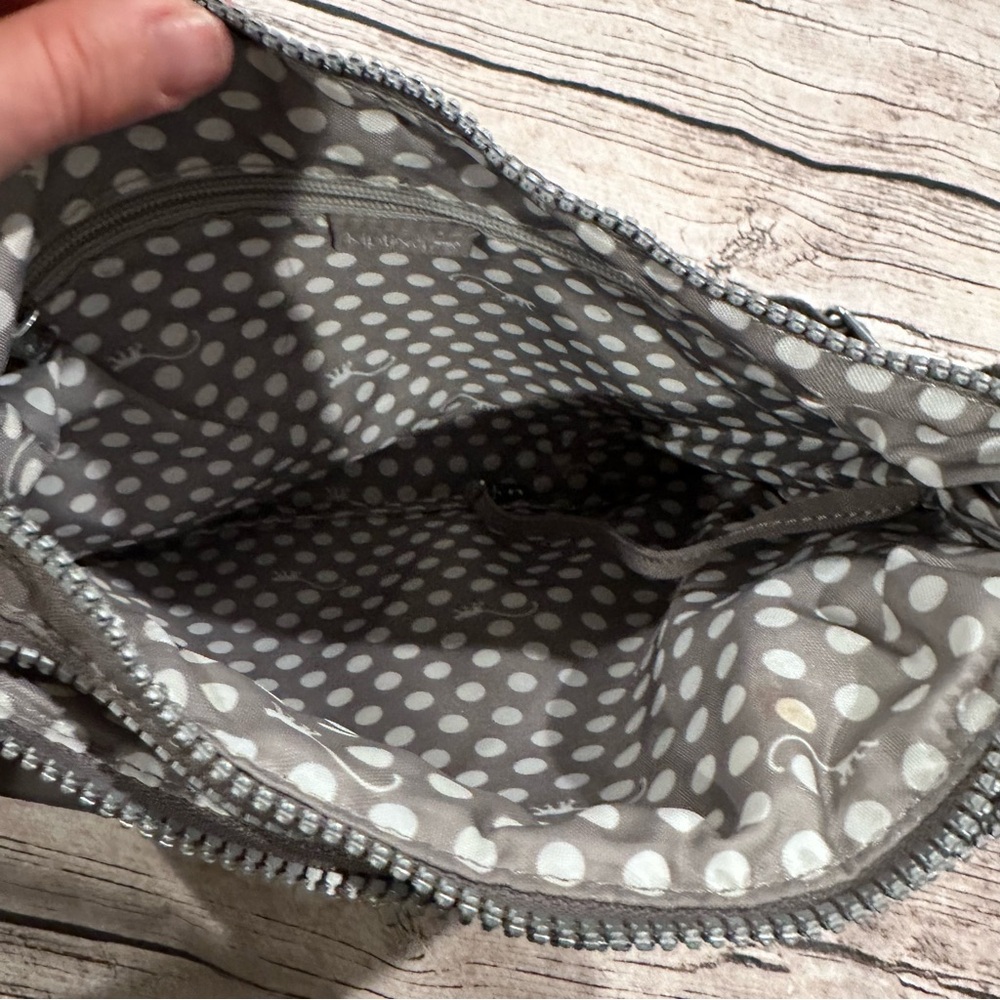 Kipling Gray Multiple Pockets Crossbody Bag ~12”X… - image 7